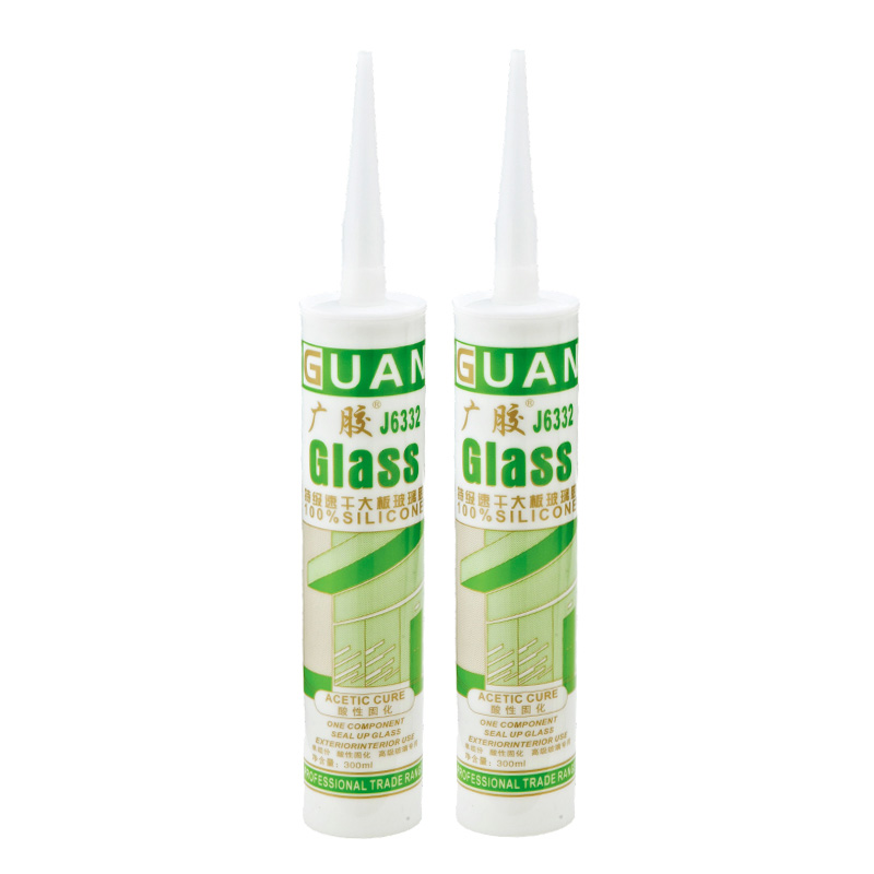 Guangjiao J6332 Premium hurtighærdende glassilikoneforsegling til store paneler